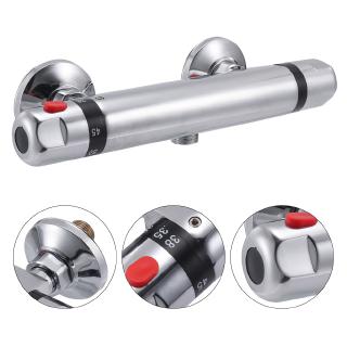 Thermostatic Bar Shower Mixer Valve Tap Full Copper Thermostatic Faucet Intelligent Mixing Water Valve with Concealed In