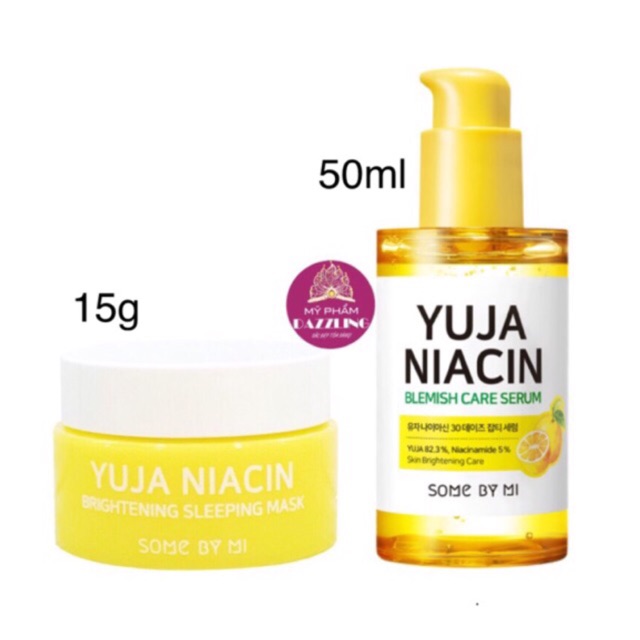 [Chính Hãng] Combo Serum + Mặt Nạ Ngủ Dưỡng Trắng Chuyên Sâu Some By Mi Yuja Niacin | BigBuy360 - bigbuy360.vn