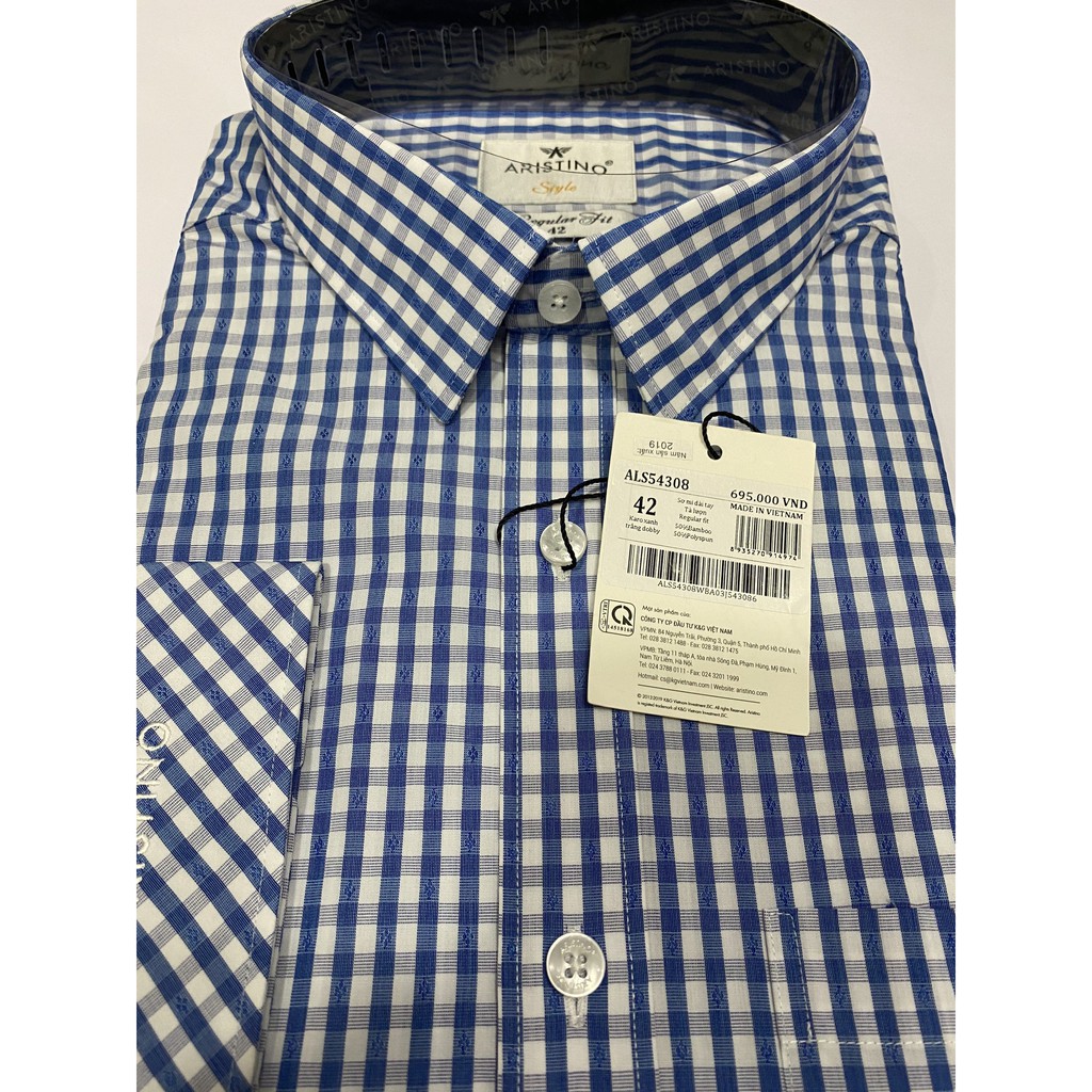 Áo Sơ Mi Nam Dài Tay Aristino – ALS53808,  ALS57808, ALS54308, ALS10508 Kháng Tia UV, Ít Nhăn, Mềm Mát
