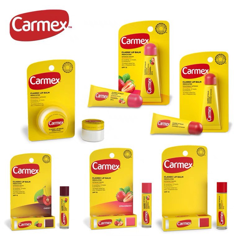 Son dưỡng môi chống nắng CARMEX classic lip balm SPF15