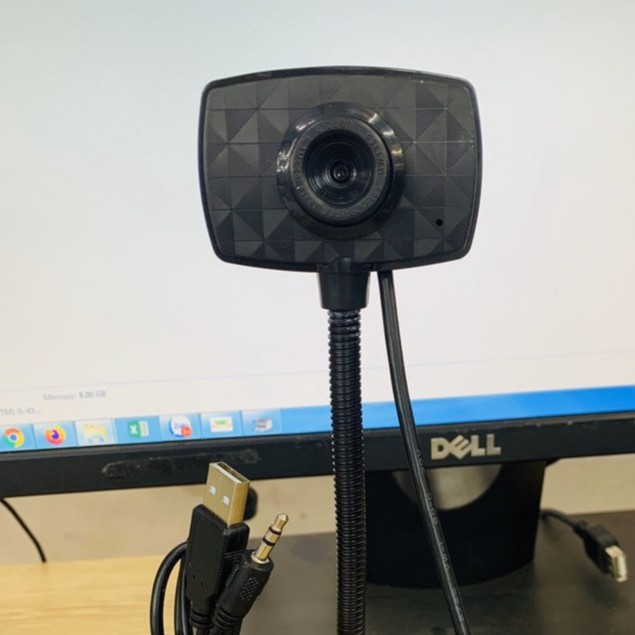 ☘️ (Bảo hành 06 tháng) Webcam Chân Cao có mic dùng cho máy tính có tích hợp mic và đèn Led trợ sáng, học sinh học online