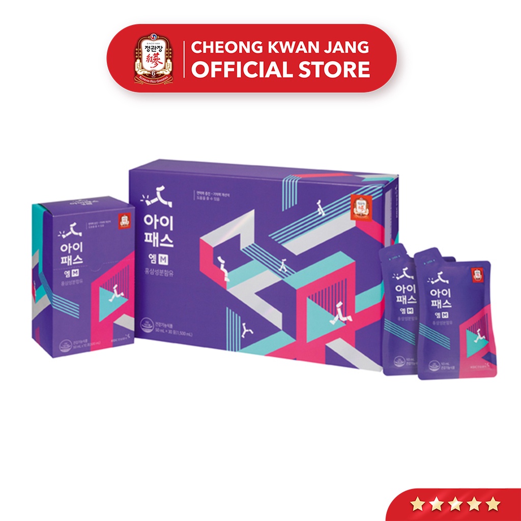 Nước Hồng Sâm Bổ Dưỡng Cho Trẻ 14-16 Tuổi KGC Cheong Kwan Jang IPASS M (10 gói, 30 gói)