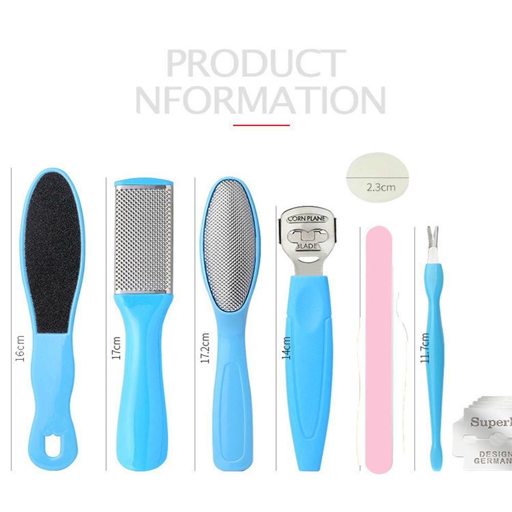 Bộ Dụng Cụ Tẩy Tế Bào Chết Móng Chân Bằng Thép Không Gỉ Dnon1 Chuyên Nghiệp Đa Năng