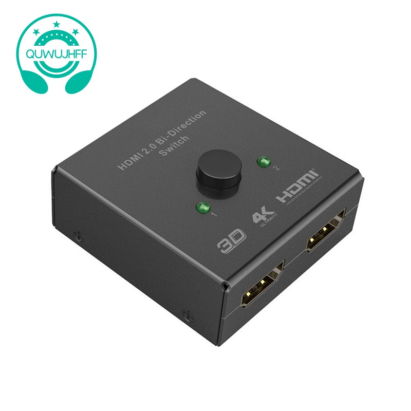 Bộ Chuyển Đổi Hdmi 2 Cổng 2x1 / 1x2 Hdmi Hub-Hdmi Sang Hdmi 4k 3d 1080p