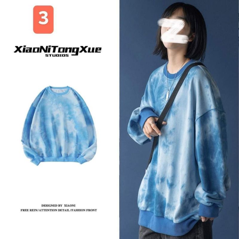 pass thanh lí sweater xanh biển
