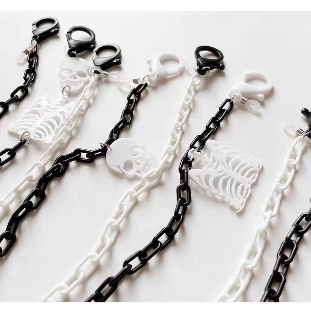 Dây Đeo Mắt Kính Bằng Acrylic Họa Tiết Halloween Sáng Tạo Mới