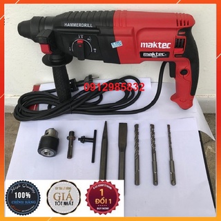 Máy khoan bê tông Maktec Công suất 1050W - Khoan bê tông Maktec 3 chức năng  máy khoan bê tông lõi đông 100%