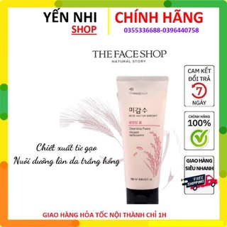 Sữa rửa mặt gạo hàn quốc The face shop 150ML