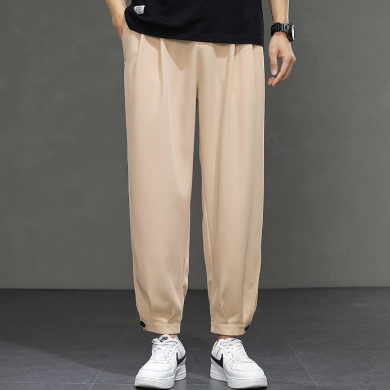 Quần Dài Thể Thao Vải Lụa Mát Thời Trang Cao Cấp Cho Nam