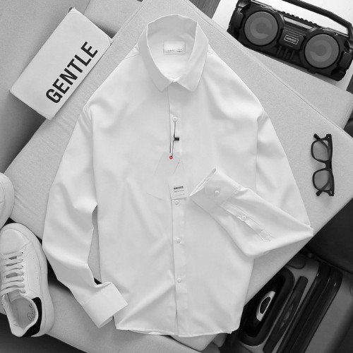 Áo sơ mi nam tay dài ,công sở với chất liệu vải cotton lụa mềm mịn cao cấp | BigBuy360 - bigbuy360.vn