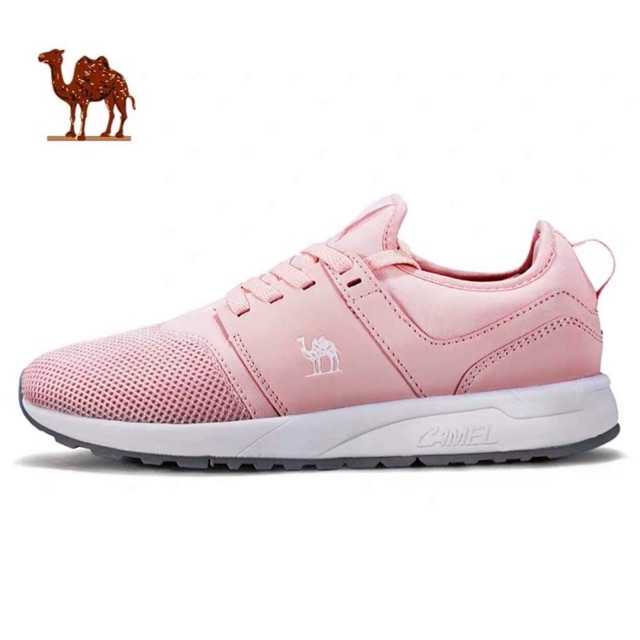 Giày camel màu hồng size 37