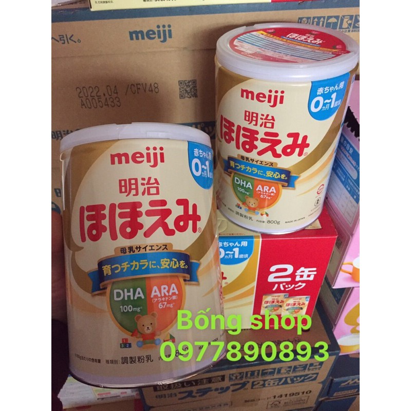 SỮA MEIJI SỐ 0,số 9 NỘI ĐỊA NHẬT-Hộp 800g