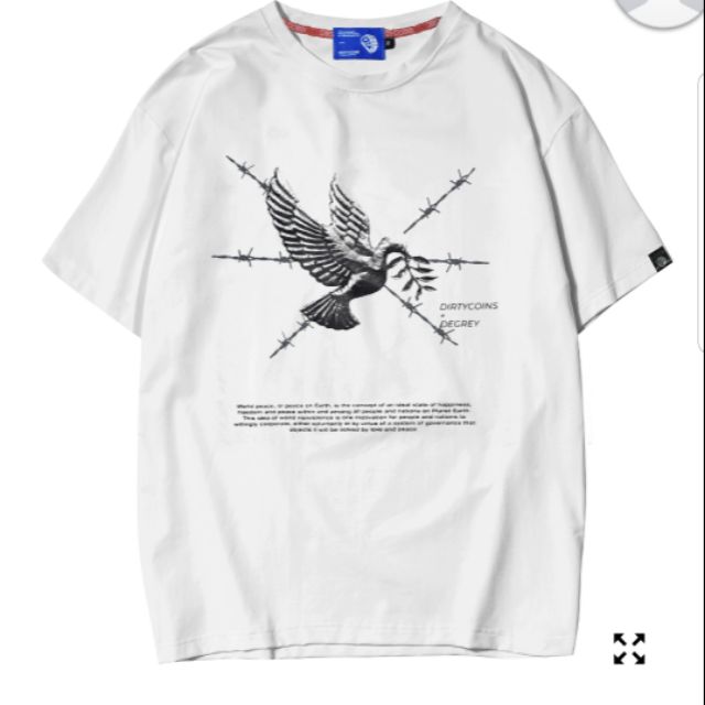 Tee make love not war Degrey x Dirty coin