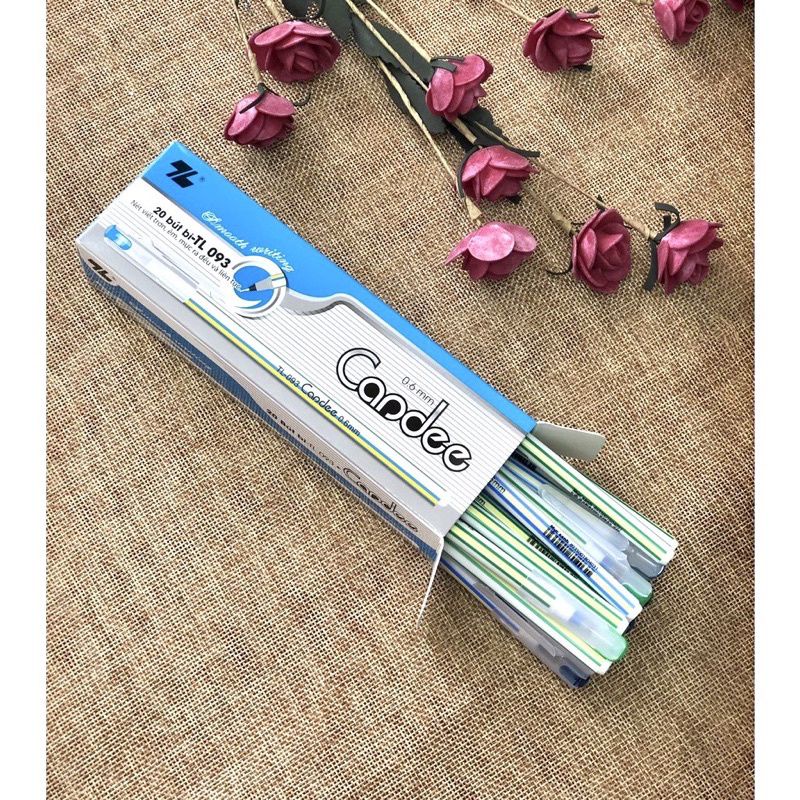 BÚT BI NẾN THIÊN LONG TL-093 NÉT 0.6mm VIẾT TRƠN, ÊM, MỰC RA ĐỀU