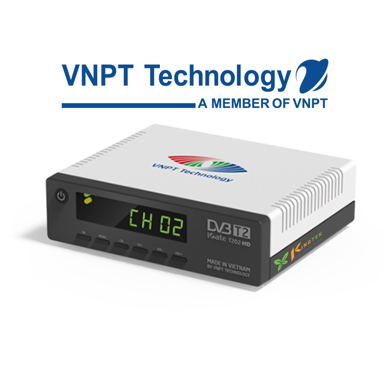 Đầu Thu Kỹ Thuật Số Truyền Hình DVBT2 VNPT T201 Việt Nam + Anten Nhôm vtc ltp