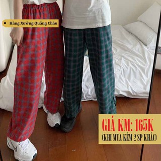[SẴN] Quần vải caro Ulzzang Quảng Châu QDV2