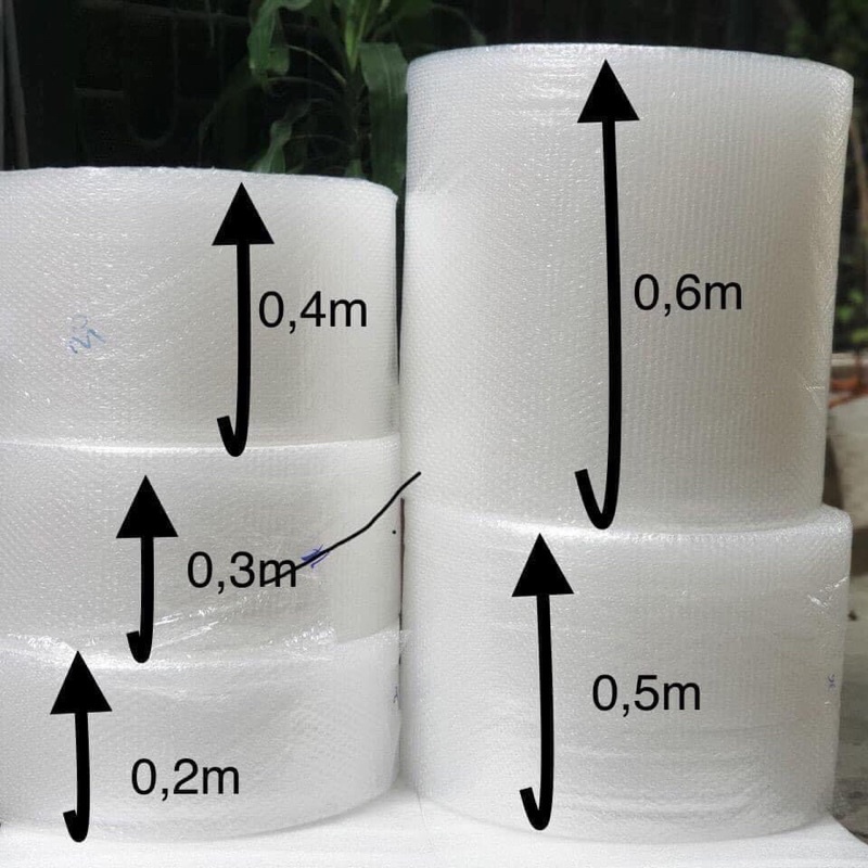 100 Túi KT: 20cm x 30cm chống sốc bọt khí đóng hàng; mỹ phẩm, phụ kiện công nghệ, hàng dễ vỡ