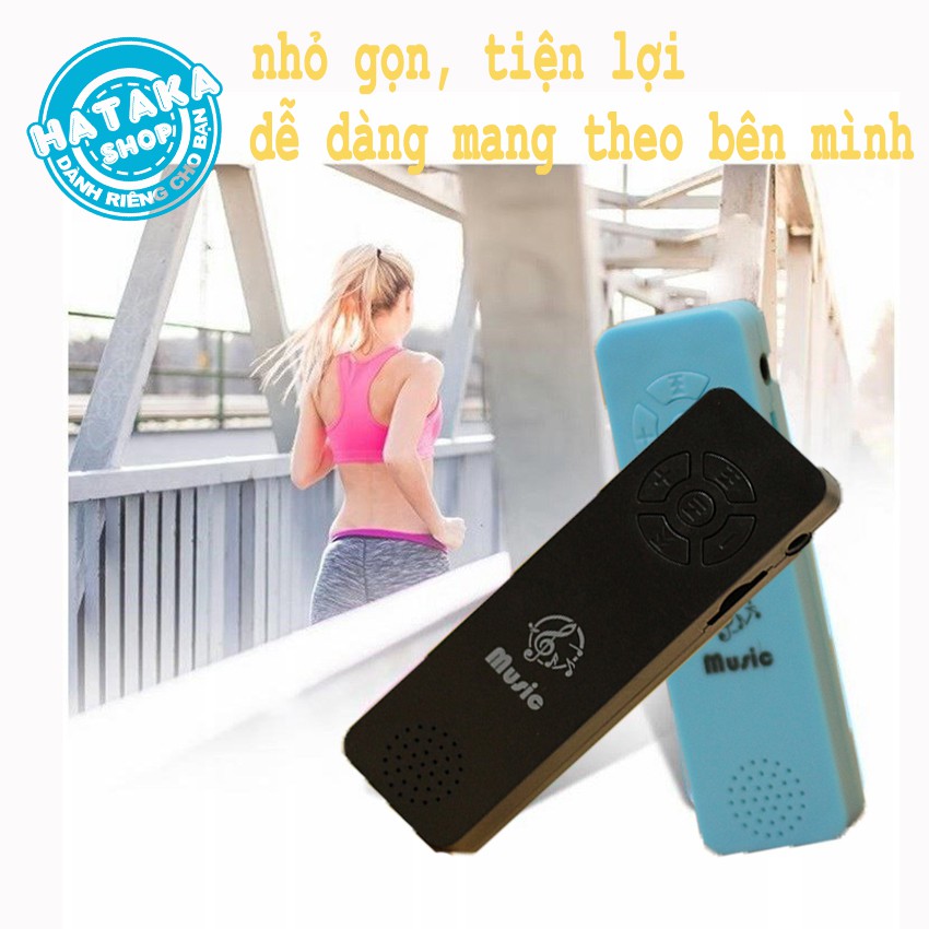 [Monika Shop] Máy nghe nhạc mp3 thời trang-có loa-tặng tai nghe và dây sạc