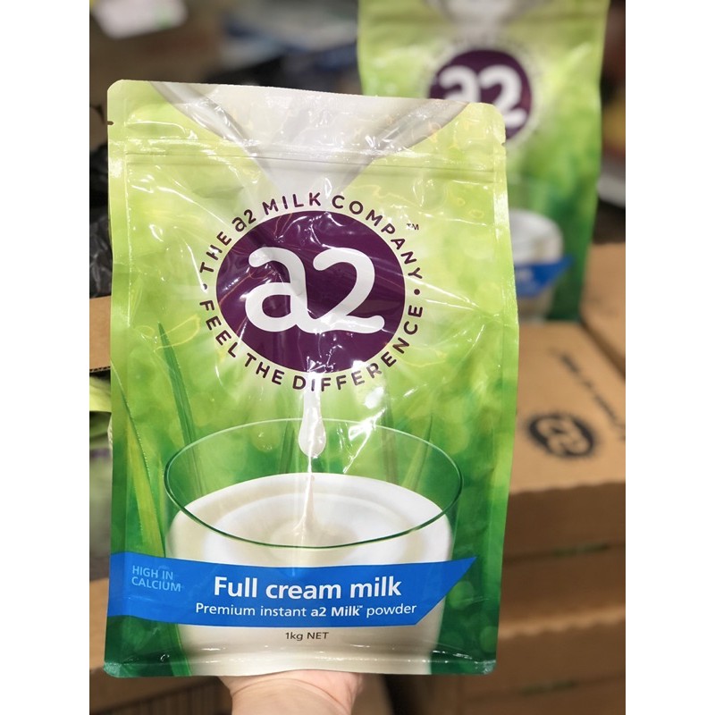 Sữa A2 nguyên kem túi 1kg - hộp 200ml của Úc