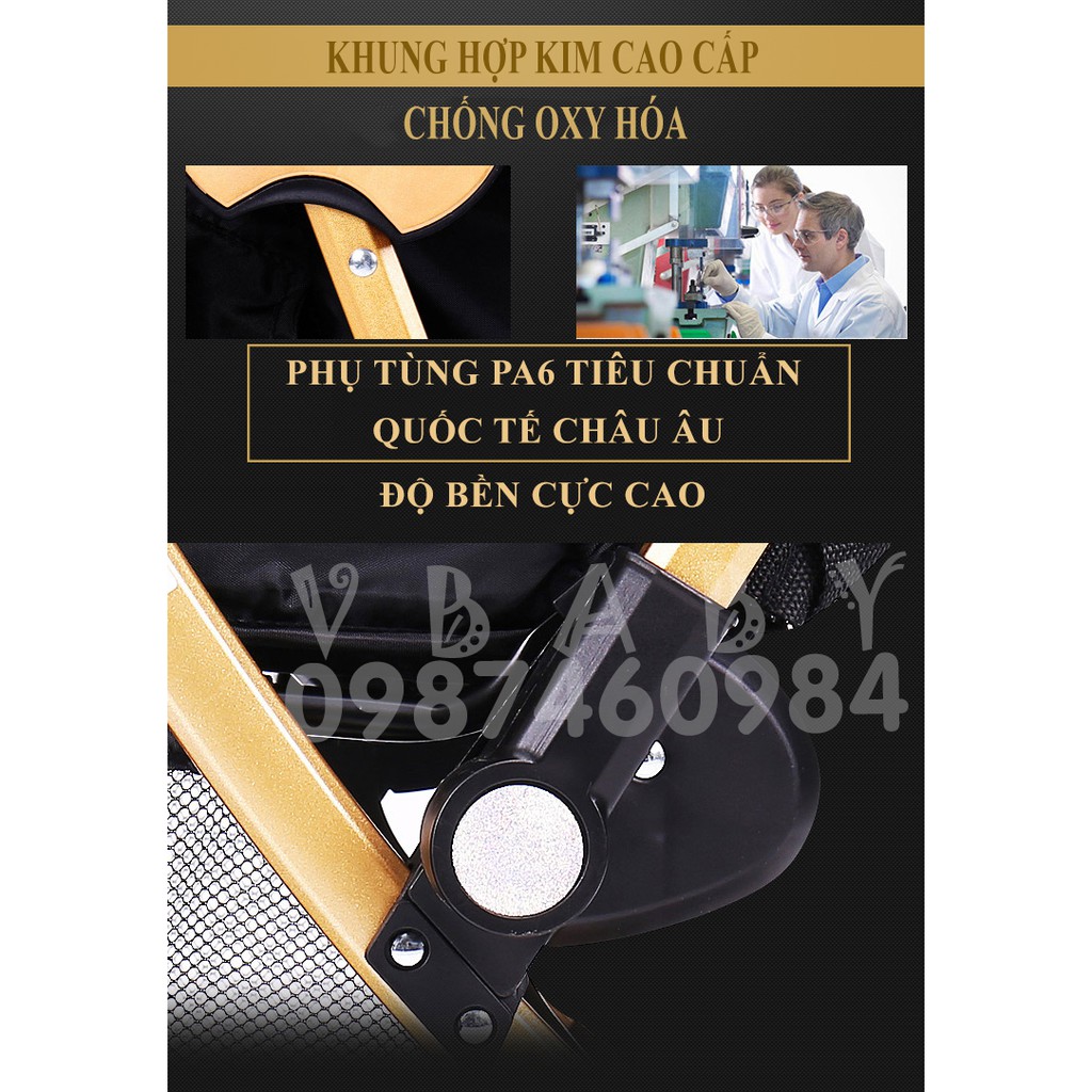 Xe Đẩy Trẻ Em Bập Bênh 2 Chiều Baobaohao C3