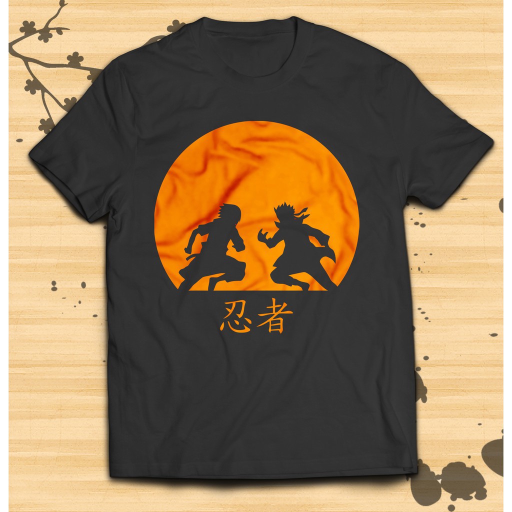 HOT🔥 Áo Phông NARUTO SHIPPUDEN NARUTO SASUKE FIGHT mẫu mới cực chât