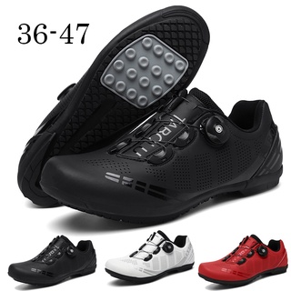 Giày đạp xe nam nữ, giày đạp xe sợi carbon siêu nhẹ không cleat, giày đạp xe không khóa giày đạp xe đường trường