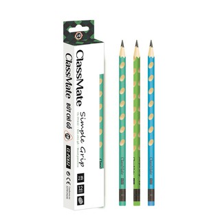 Hộp(12cây) bút chì định vị 2B Clasmate CL-PC632 có tẩy - Hàng chính hãng