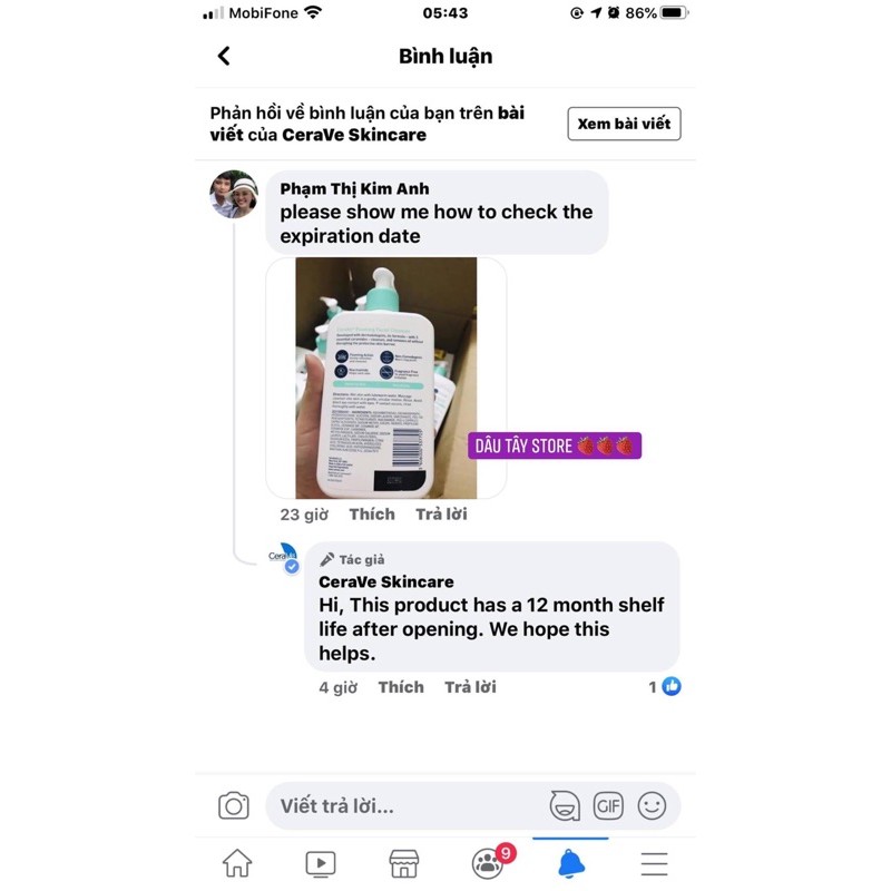 Sữa rửa mặt dịu nhẹ CERAVE Foaming & Hydrating (Da dầu & Da khô & DA DẦU MỤN) 237ML/473ML | BigBuy360 - bigbuy360.vn