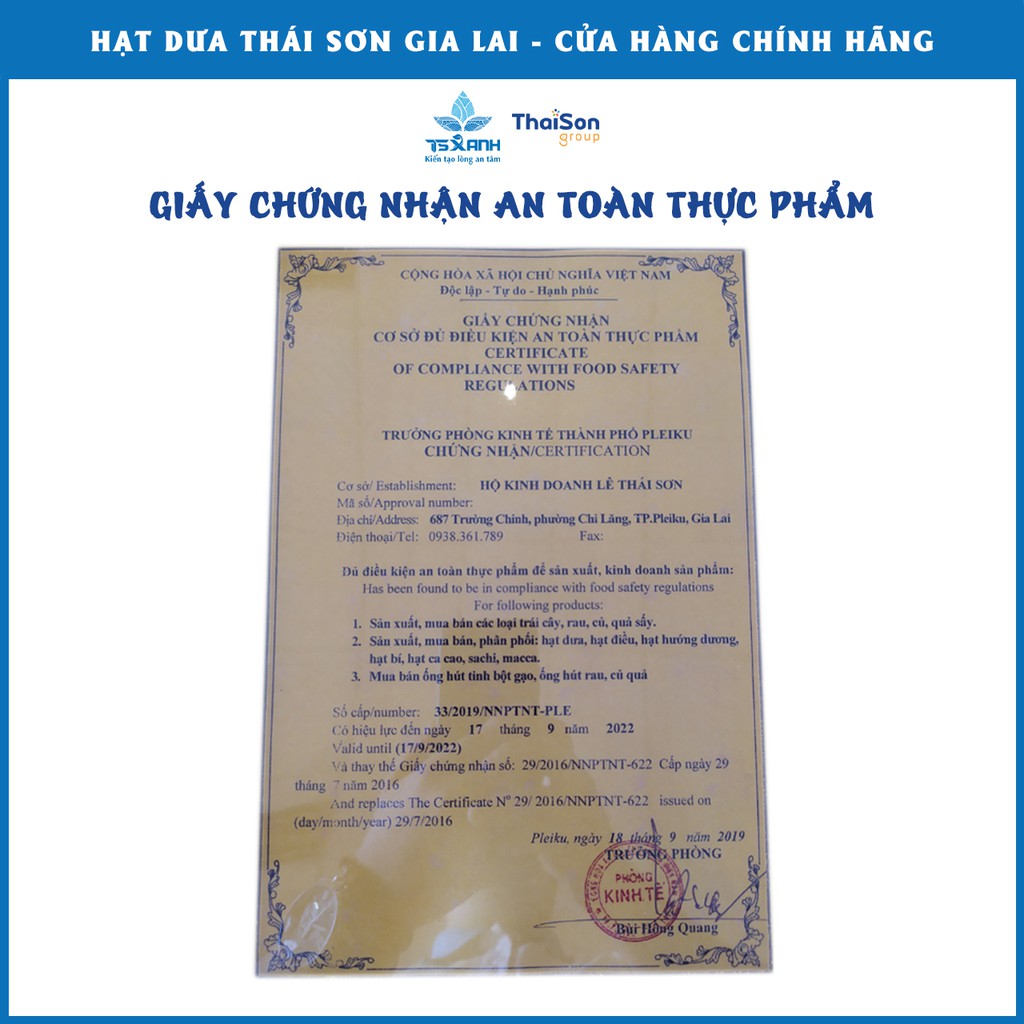 Hạt Dưa Thái Sơn Gia Lai ( Loại Bì Dày Màu Vàng 500Gr ) | BigBuy360 - bigbuy360.vn