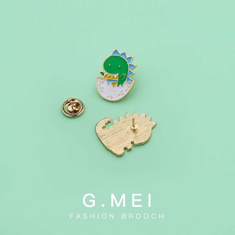 Ghim Cài Áo Hình Khủng Long Nhỏ Dễ Thương