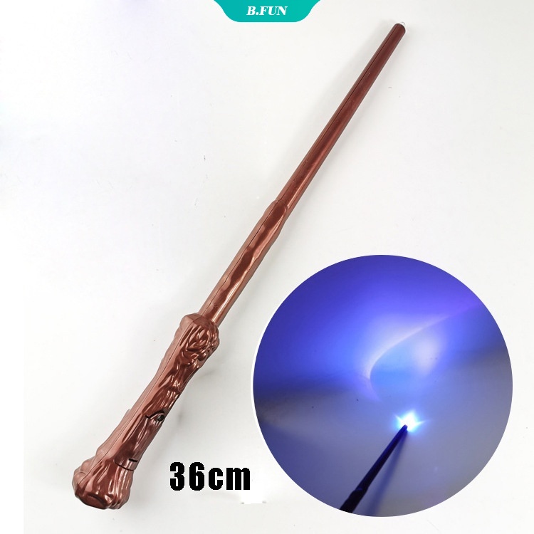 Đũa phép phát sáng 36cm/ Kính mắt phong cách Harry Potter làm quà tặng trẻ em