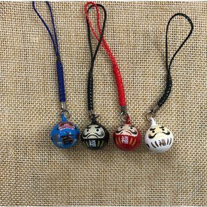 Móc treo lục lạc nhiều hình xinh xắn THỎ TRẮNG DARUMA LỢN ĐẤT HOA ĐÀO BÚP BÊ NHẬT trang trí trưng bày đẹp