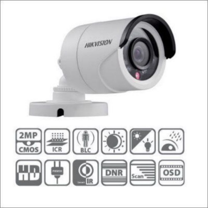 [Mã 253ELSALE hoàn 7% đơn 300K] Camera HDTVI Thân Trụ HIKVISION DS-2CE16D0T 2MP - Chính Hãng, Bảo Hành 24 Tháng