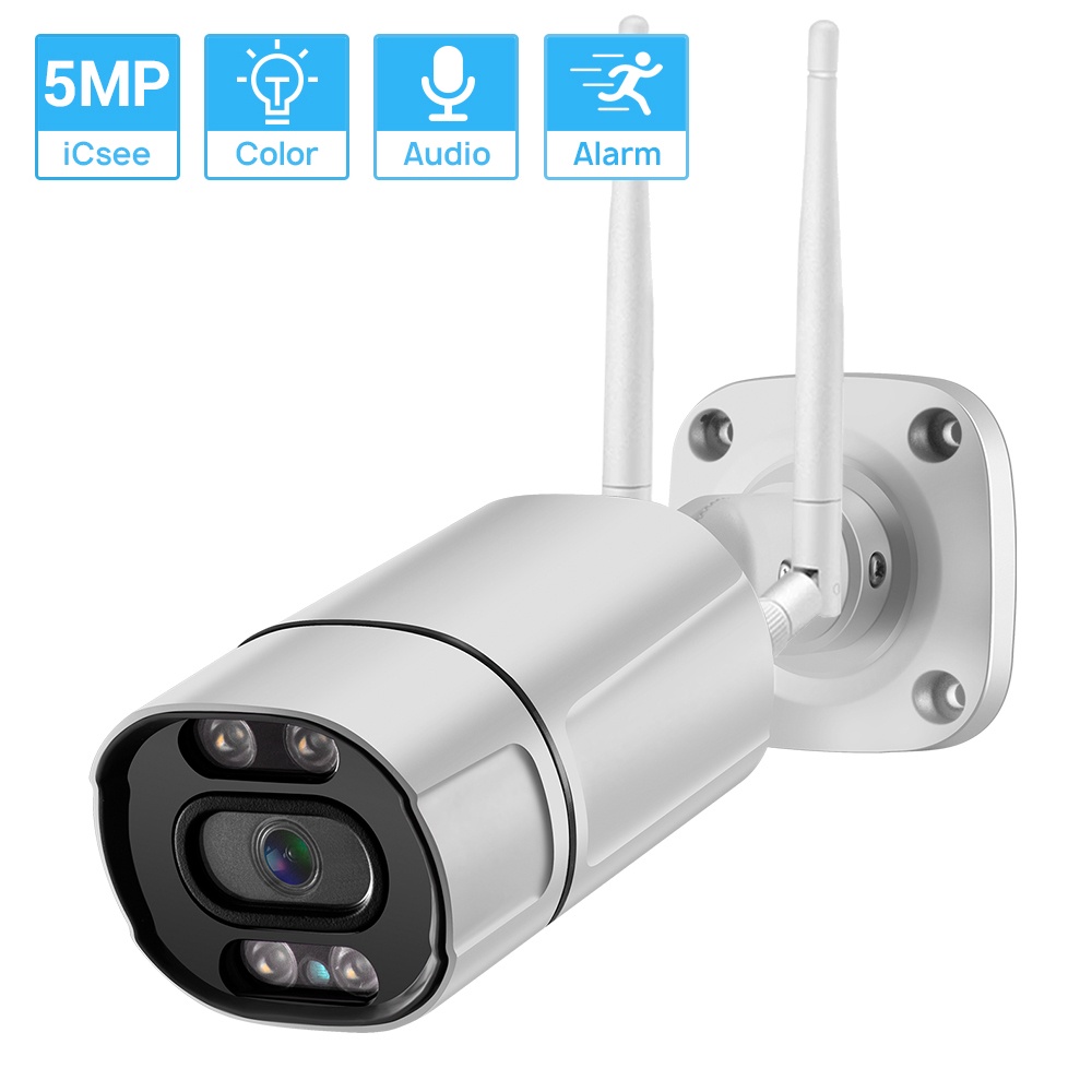 Camera an ninh không dây HAMROL CCTV 5MP 2MP wifi 1080P hồng ngoại có tầm nhìn đêm