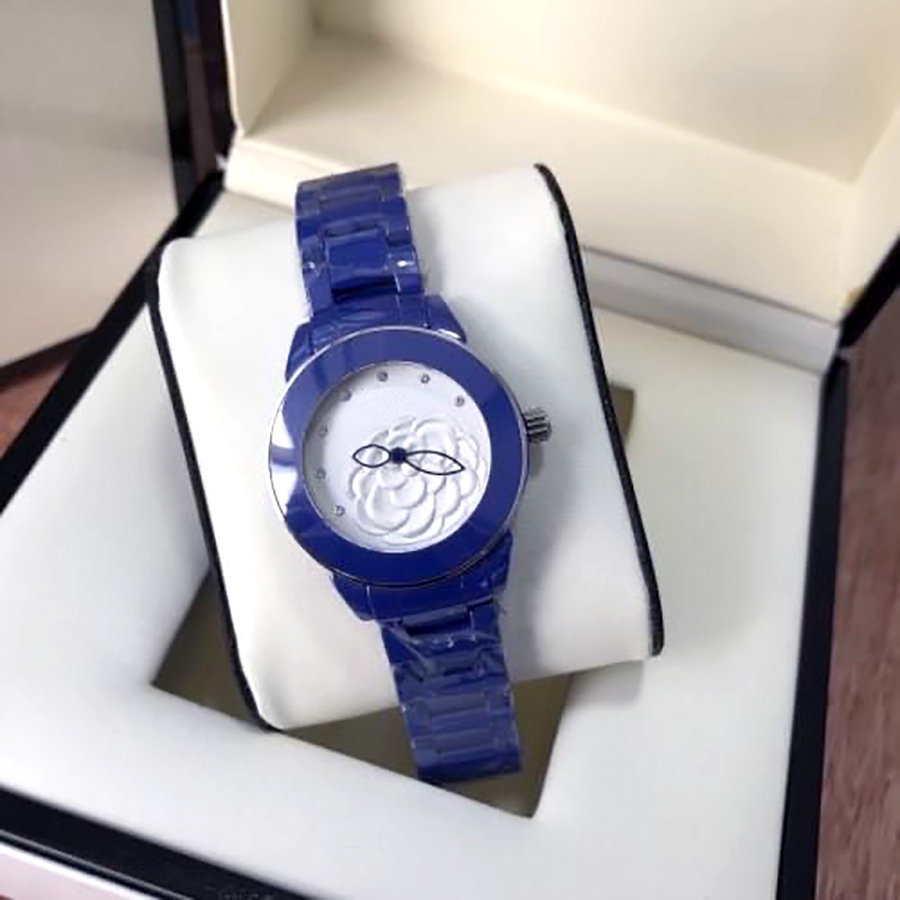 Đồng Hồ Nữ Đá Ceramic Chan.el Mặt Tròn Cao Cấp Sang Trọng Mới Nhất Bảo Hảnh 12 Tháng - Full box
