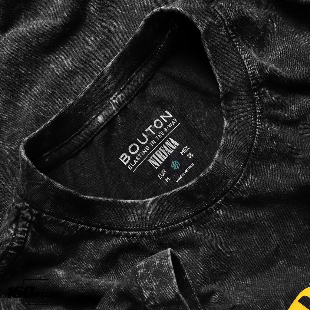 Áo thun BOUTON x N.vana acid wash (160Store) | BigBuy360 - bigbuy360.vn
