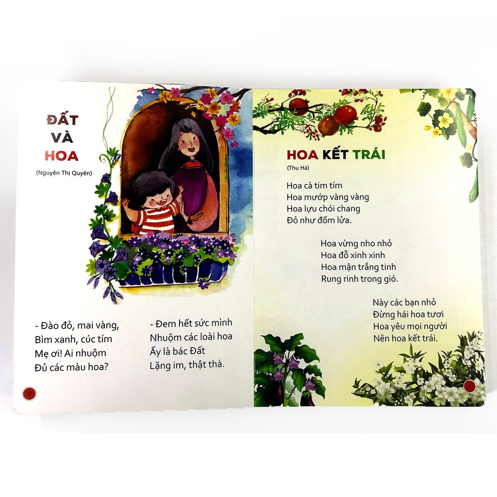 Sách - Thơ cho bé tập nói (bìa cứng) | WebRaoVat - webraovat.net.vn