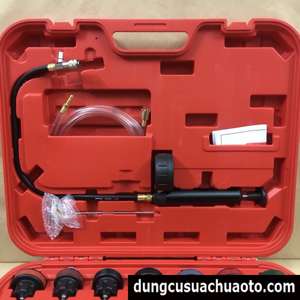 Bộ kiểm tra thử xì két nước làm mát Full 28 chi tiết VT - 2104