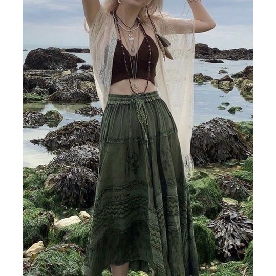 Áo crochet bralette len móc handmade phong cách fairycore, grunge - ẢNH THẬT FEEDBACK