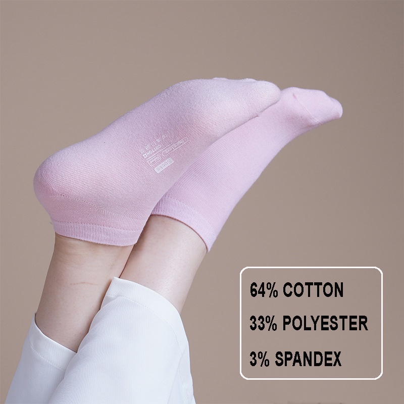 Tất Vớ Nữ Cổ Ngắn Chất Liệu Cotton Cao Cấp Kháng Khuẩn Khử Mùi