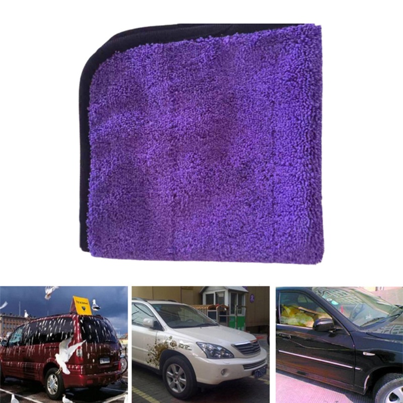 Khăn Lau Xe Hơi Sợi Polyester / Nylon Dày Dặn Thấm Hút Tốt