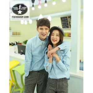 (Chuyên sỉ, lẻ) Áo sơ mi nam nữ Facioshop OSMD118