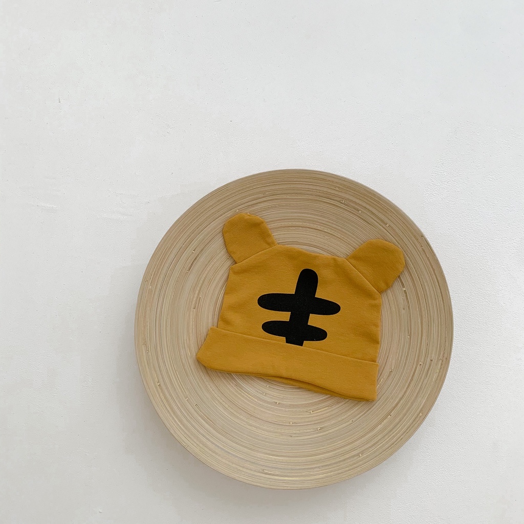 Bộ Áo Liền Quần Dài Tay In Hoạt Hình Hổ Kèm Nón Thời Trang Xuân Thu Cho Bé Sơ Sinh