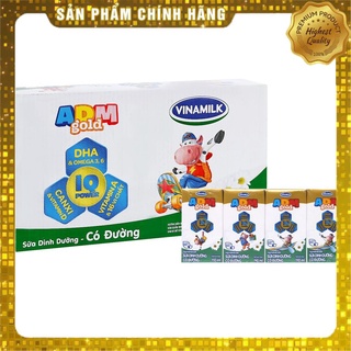 1 thùng sữa tươi adm gold 48 hộp x 110ml tặng 6 hộp
