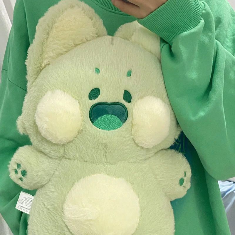 BIG Gấu bông gấu mèo racoon dudu meow má hồng dễ thương 60/90cm hot ins tiktok
