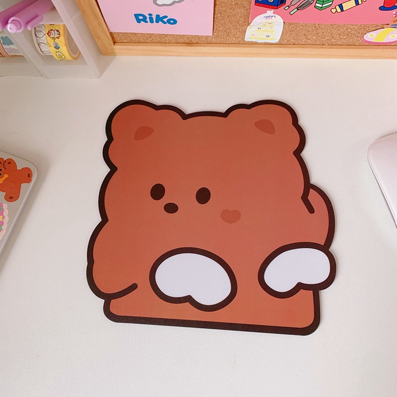 Tấm Lót Chuột Máy Tính Hình Gấu Tambra Kawaii Chống Trượt & Nước