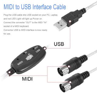 Cáp Chuyển Đổi Từ Midi Sang Usb Cho Máy Tính