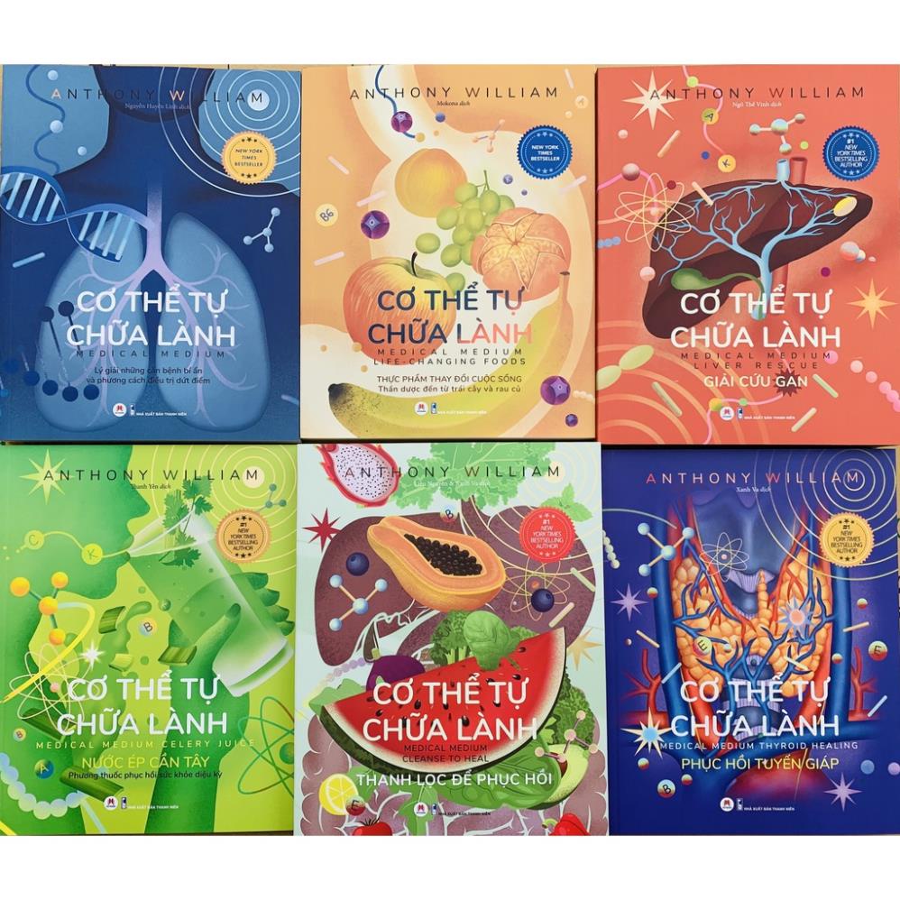 Sách Combo Cơ Thể Tự Chữa Lành (Bộ 6 Cuốn) - Huy Hoàng