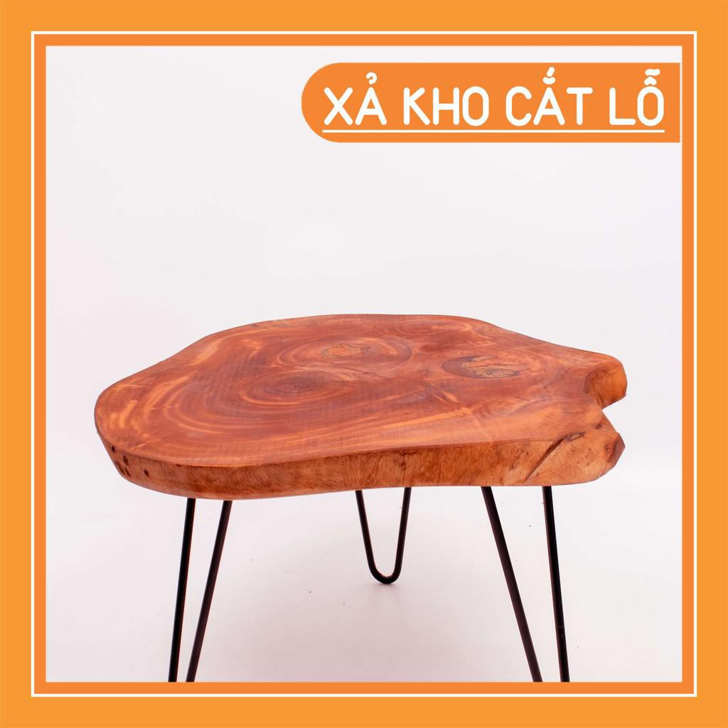 Bàn tròn gỗ chân sắt dành cho quán cà phê