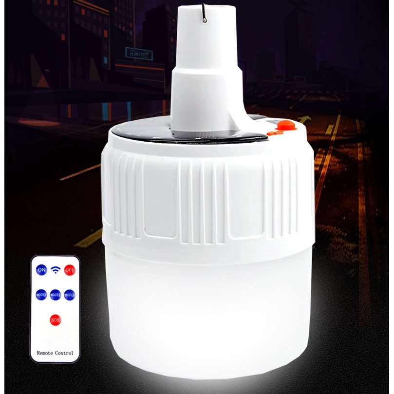 [FREESHIP] Bóng đèn tích điện 24-42 LED có điều khiển từ xa chất lượng cao